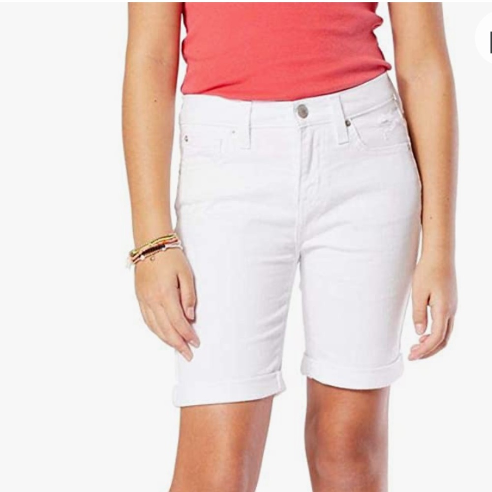 NWT White Jean Shorts